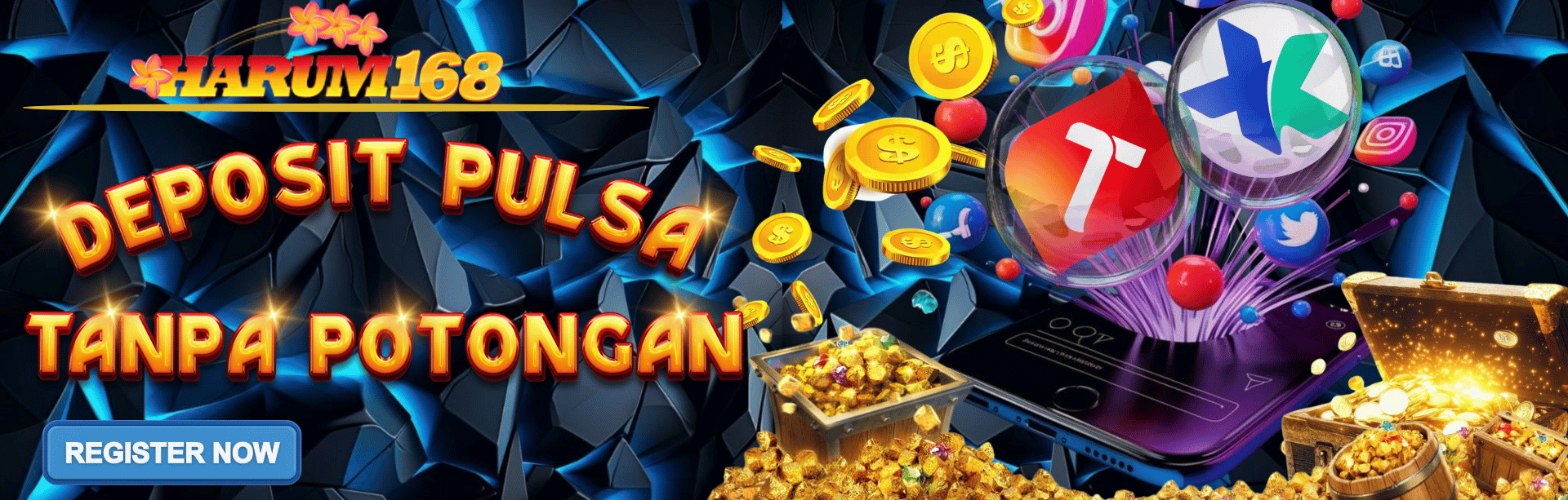 Deposit Pulsa Tanpa Potongan 100%