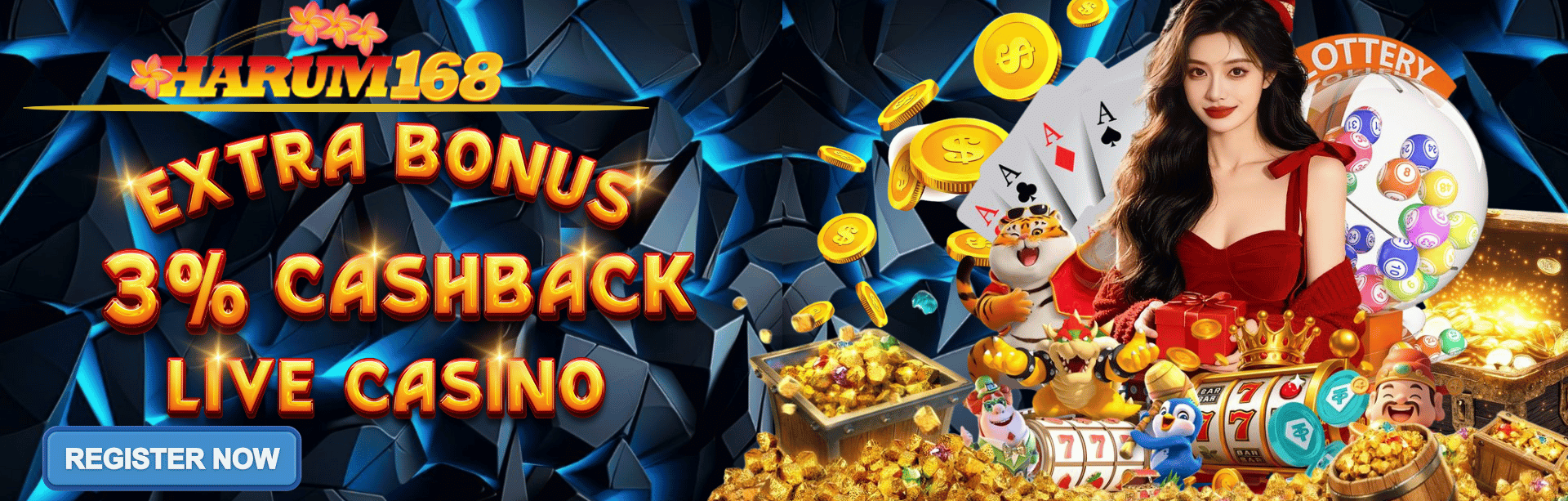 Bonus Mingguan Live Casino 3%