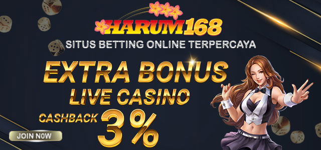 Bonus Mingguan Live Casino 3%