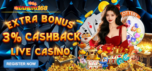 Bonus Mingguan Live Casino 3%