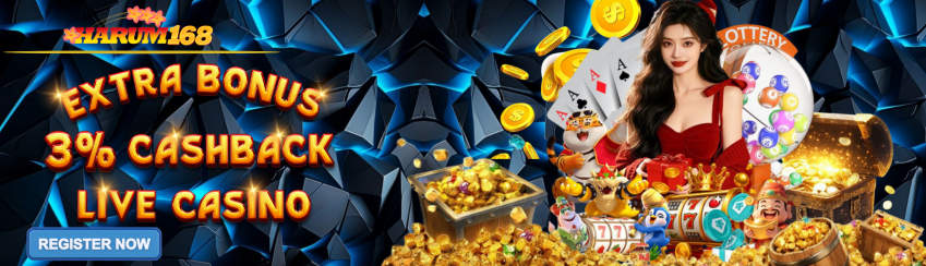 Bonus Mingguan Live Casino 3%